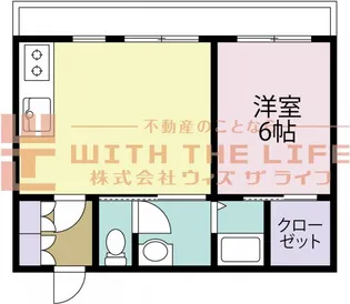 プレーンビル【302号号室】の間取り