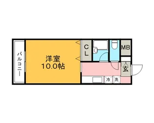 エトランゼ宮本Ⅲ【202号室】の間取り