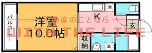 1Kの間取り画像