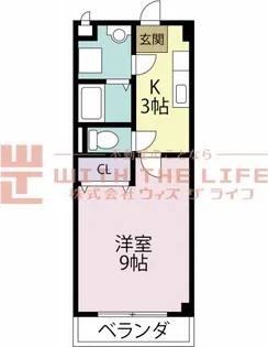 グリーン花水木【302号号室】の間取り