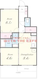 ティファニー【111号号室】の間取り