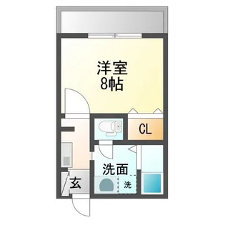 LAPIN JUN【201号号室】の間取り