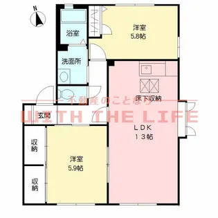 ビューハイツ小森野【D101号号室】の間取り
