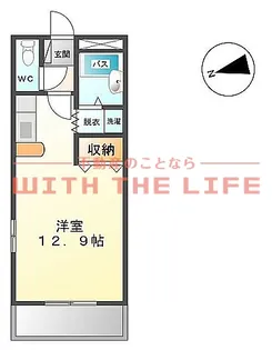 グレイスヴィラ北久保【202号号室】の間取り