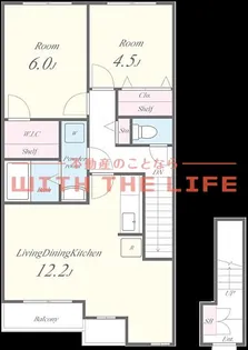 リベルテ【Ⅱ202号号室】の間取り