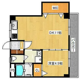 岡ビル【302号号室】の間取り