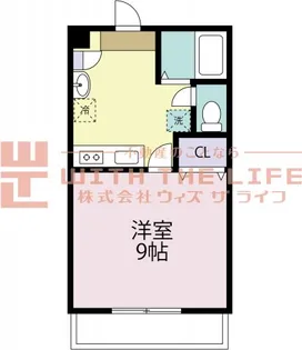 ライフコート御井【106号号室】の間取り