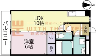 パシフィックパーク【103号号室】の間取り