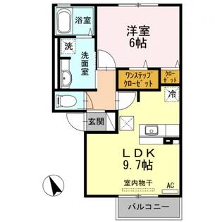 ランプロン【105号号室】の間取り
