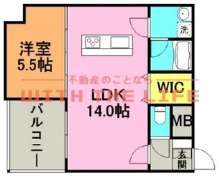 ALLEYⅢ(アレイスリー)【0201号号室】の間取り