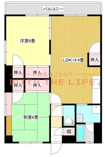 グランカーサ清蘭【406号号室】の間取り