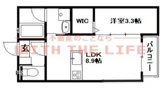 MY PLACE(マイプレイス)宮ノ陣Ⅱ【202号号室】の間取り