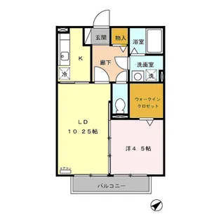 セジュールさくら【106号号室】の間取り