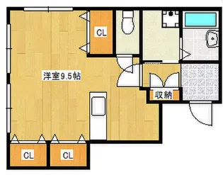 メゾン岩橋【203号号室】の間取り