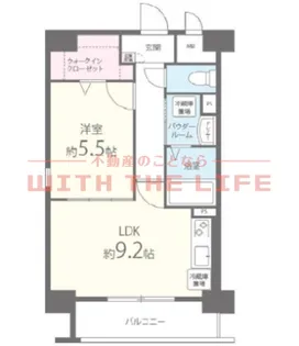 グランドシャトー花畑T・S【505号号室】の間取り