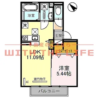 Villa松本(ヴィラマツモト)【102号号室】の間取り