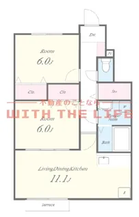 グランドアマレーVI番館(グランドアマレー6番館)【106号号室】の間取り