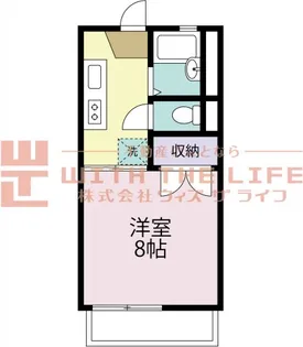 ウッディーハイツ【106号号室】の間取り