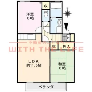 セジュールメゾン【201号号室】の間取り