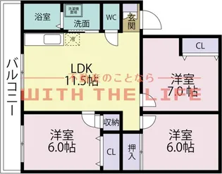 ジョイハウス【103号号室】の間取り