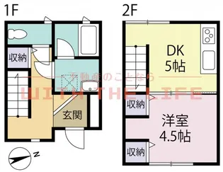 イーストレガロⅡ【1号室】の間取り