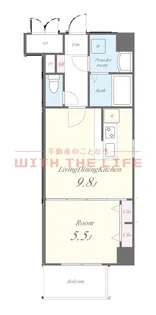 リッツ・アヴェニュー【101号号室】の間取り