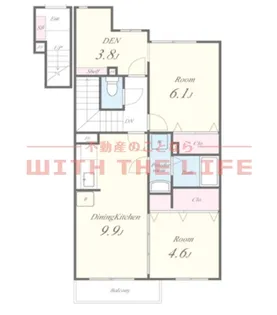 グランデール【205号号室】の間取り