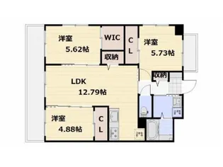 3LDKの間取り画像