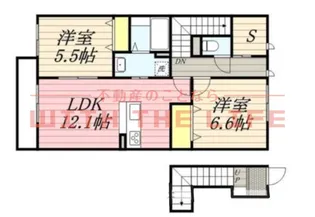 2SLDKの間取り画像