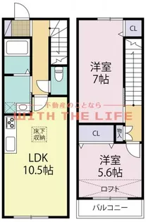 MIRAIE(ミライエ)久高前【101号室】の間取り