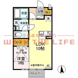 ラーン・サバーイ【201号号室】の間取り