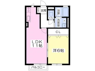 ブルーツリーアン【202号号室】の間取り