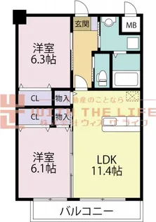 ソフィア21【306号号室】の間取り