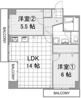 第17上野ビル【503号号室】の間取り