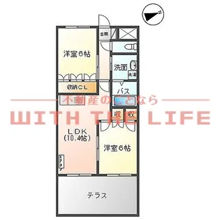 プライマリッツ【103号号室】の間取り