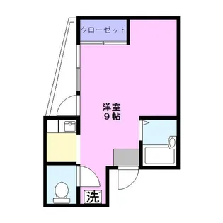アンジェ大学前【205号号室】の間取り