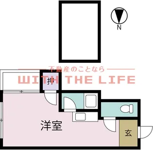 カサブランカ御井【101号室号室】の間取り