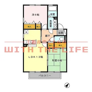 オリエントクレスト【105号号室】の間取り
