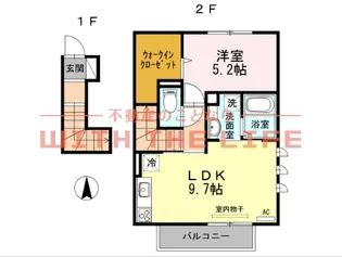 ヴァン・テ・アン【201号号室】の間取り
