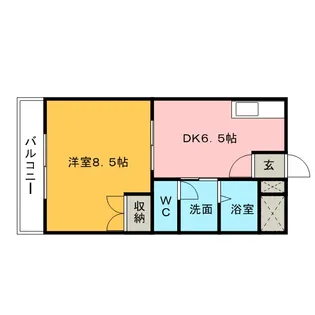 サンセットヒルズ【403号号室】の間取り