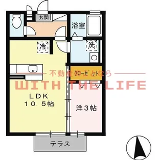 エマーブルⅢ【A201号号室】の間取り