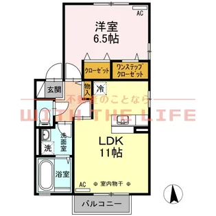 ブリエ【B203号号室】の間取り