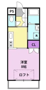 オーベルジュ錦【202号号室】の間取り