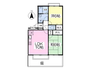 セジュール水上【301号号室】の間取り