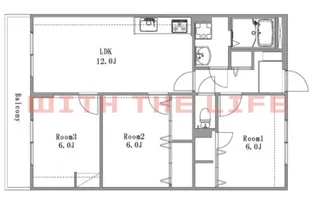 エスポワール豊福【302号号室】の間取り