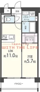 サンスクエアⅡ【502号号室】の間取り