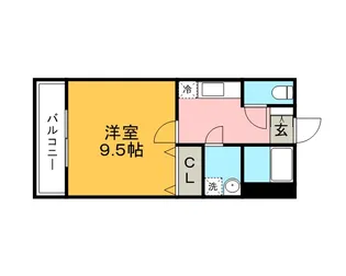 サリナス【201号号室】の間取り