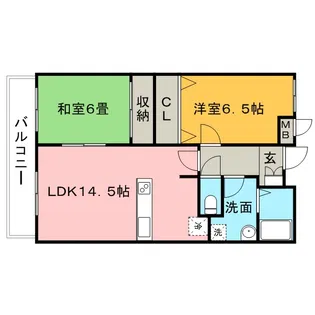 グリーンマンション【402号号室】の間取り
