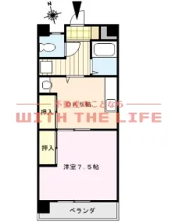 フォレスト小森野【211号号室】の間取り