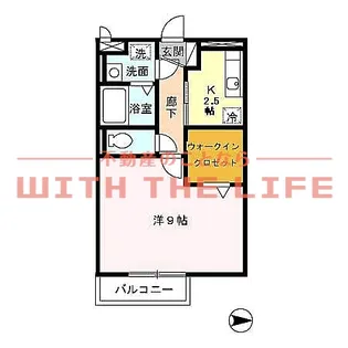 グランシャリオ21【303号号室】の間取り